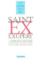 Couverture du livre « Cher Jean Renoir » de Antoine De Saint-Exupery aux éditions Gallimard