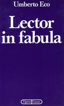 Couverture du livre « Lector in fabula » de Umberto Eco aux éditions Grasset Et Fasquelle