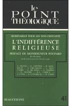 Couverture du livre « L'indifférence religieuse » de Secretariat Pour Les aux éditions Beauchesne