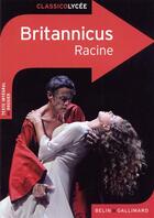 Couverture du livre « Britannicus » de Jean Racine aux éditions Belin Education