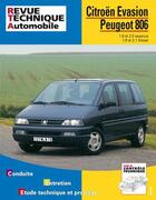 Couverture du livre « Citroen evasion, peugeot 806 - tous types moteurs essence et turbo diesel » de Etai aux éditions Etai