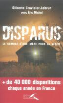 Couverture du livre « Disparus » de Crovisier-Lebrun aux éditions Presses De La Renaissance