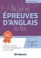 Couverture du livre « Reussir Les Epreuves D'Anglais Au Bac 2018 4e Edition » de Davo Verdavoir Elodi aux éditions Studyrama