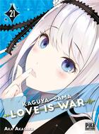 Couverture du livre « Kaguya-sama : love is war Tome 21 » de Aka Akasaka aux éditions Pika