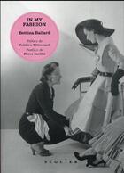 Couverture du livre « In my fashion » de Bettina Ballard aux éditions Seguier