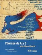 Couverture du livre « L'Europe de A à Z ; abécédaire illustré » de Bertrand Frédérique et Claire Poisignon aux éditions Rouergue