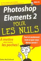 Couverture du livre « Photoshop elements 2 » de Deke Mcclelland aux éditions First Interactive