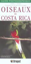 Couverture du livre « Oiseaux du costa rica » de Fogden C.L. Susan aux éditions Broquet