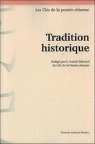 Couverture du livre « Tradition historique » de  aux éditions Charles Moreau