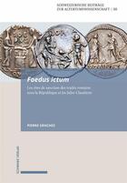 Couverture du livre « Foedus ictum » de Pierre Sanchez aux éditions Schwabe
