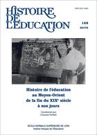 Couverture du livre « Histoire de l'éducation, n° 148/2017 : Histoire de l'éducation au Moyen-Orient de la fin du XIXe siècle à nos jours » de Chantal Verdeil aux éditions Ens Lyon