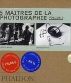 Couverture du livre « Coffret 55 : 5 maîtres de la photographie t.2 » de  aux éditions Phaidon
