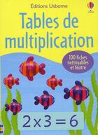 Couverture du livre « FICHES JEUX ; tables de multiplication » de Hanri Van Wyk aux éditions Usborne