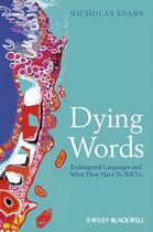 Couverture du livre « Dying Words » de Nicholas Evans aux éditions Wiley-blackwell