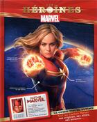 Couverture du livre « Captain Marvel ; Marvel ; les héroines ; le guide visuel ultime » de  aux éditions Disney Hachette