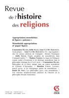 Couverture du livre « Revue de l'histoire des religions - n 4/2019 » de  aux éditions Armand Colin