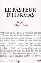Couverture du livre « Le pasteur d hermas » de Philippe Henne aux éditions Cerf