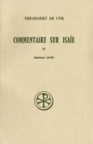 Couverture du livre « Commentaire sur Isaïe t.3 ; sections 14-20 » de  aux éditions Cerf