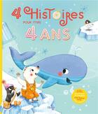 Couverture du livre « 4 histoires pour mes 4 ans (cd + liens interactifs) » de Amiot/Renaud aux éditions Fleurus