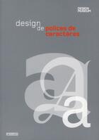 Couverture du livre « Design de polices de caractères » de Elizabe Wilhide aux éditions Pyramyd