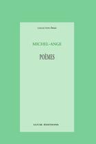 Couverture du livre « Michel Ange Poèmes » de Michel-Ange aux éditions Epagine