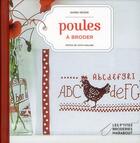 Couverture du livre « Poules à broder » de  aux éditions Marabout