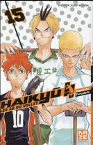 Couverture du livre « Haikyu !! les as du volley Tome 15 » de Haruichi Furudate aux éditions Crunchyroll