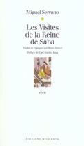 Couverture du livre « Visites de la reine de saba » de Miguel Serrano aux éditions Michalon