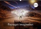 Couverture du livre « Paysages imaginaires calendrier mural 2018 din a3 horizontal - images de mondes virtuels cale » de Gaymard A aux éditions Calvendo