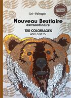 Couverture du livre « Art-thérapie : nouveau bestiaire extraordinaire : 100 coloriages anti-stress » de Jean-Luc Guerin aux éditions Hachette Pratique