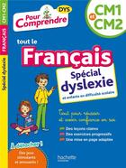 Couverture du livre « Francais cm1-cm2 dyslexie » de Bremont Laure aux éditions Hachette Education