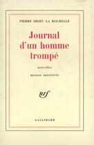 Couverture du livre « Journal d'un homme trompe » de Drieu La Rochelle P. aux éditions Gallimard