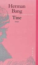 Couverture du livre « Tine » de Herman Bang aux éditions Stock