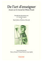 Couverture du livre « De l'art d'enseigner » de Thierry Briault et Viviane Horta et Anne Spilak aux éditions Editions Edilivre