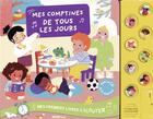 Couverture du livre « Mes comptines du quotidien » de Emmanuelle Cabrol/He aux éditions Philippe Auzou