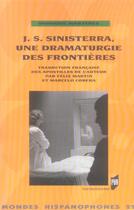 Couverture du livre « J.S. Sinisterra, une dramaturgie des frontières » de Pur aux éditions Pu De Rennes