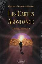 Couverture du livre « Les cartes abondance » de Mireille Nathalie Dubois aux éditions Roseau
