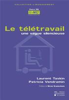 Couverture du livre « Le teletravail » de Taskin Vendramin aux éditions Pu De Louvain