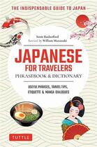 Couverture du livre « Japanese for travellers phrasebook & dictionnary /anglais/japonais » de  aux éditions Tuttle