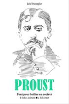 Couverture du livre « Marcel Proust » de Lea Triomphe aux éditions Editions Du Cenacle