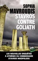 Couverture du livre « Stavros contre Goliath » de Sophia Mavroudis aux éditions Jigal