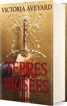 Couverture du livre « Terres brisées » de Victoria Aveyard aux éditions De Saxus