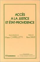 Couverture du livre « Accès à la justice et Etat-providence » de Mauro Cappelletti aux éditions Economica