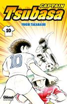 Couverture du livre « Captain Tsubasa Tome 10 » de Yoichi Takahashi aux éditions Glenat