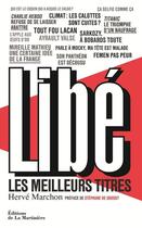 Couverture du livre « Libé, les meilleurs titres » de Marchon Herve aux éditions La Martiniere
