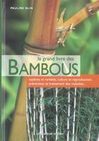 Couverture du livre « Le grand livre des bambous » de Pauline Blin aux éditions De Vecchi
