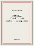 Couverture du livre « L'anneau d'améthyste » de Anatole France aux éditions Bibebook