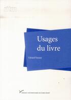 Couverture du livre « Usages du livre » de Gerard Farasse aux éditions Pu De Paris Nanterre