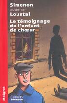 Couverture du livre « Le temoignage de l'enfant de choeur » de Simenon/Loustal aux éditions Omnibus