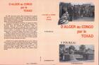 Couverture du livre « D'Alger au Congo par le Tchad : Réédition de l'ouvrage original paru en 1902 » de  aux éditions L'harmattan